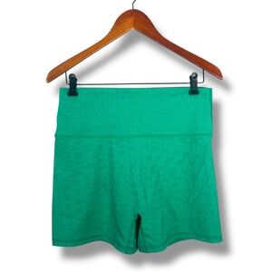 Aerie Green Geometric Goals Biker Shorts 4” Inseam Size XL